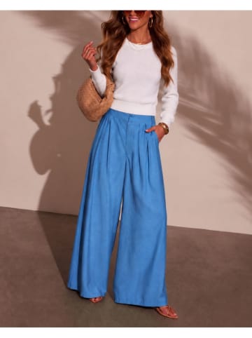 Marlenehose in Blau