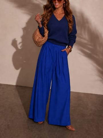 Marlenehose in Blau