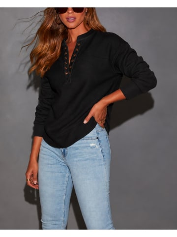 Sweatshirt zwart