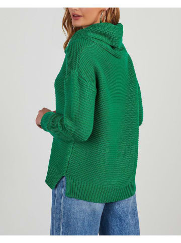 Sweter w kolorze zielonym