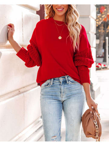 Pullover in Rot