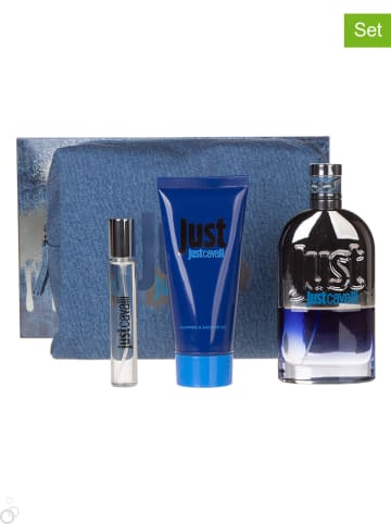 4tlg. Set: "Just Him" - 2 x EdT, Duschgel und Kosmetiktasche