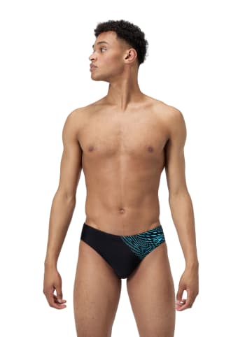 Badehose "Eco Medley" in Dunkelblau/ Türkis