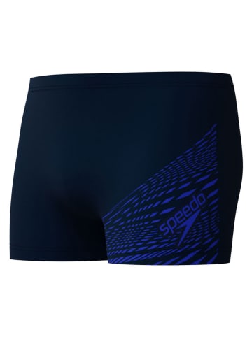 Badehose "Eco Medley" in Dunkelblau/ Blau
