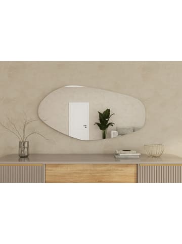 Lustro ścienne "Bella" w kolorze czarnym - 60 x 120 cm