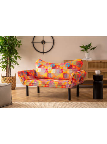 Sofa ze wzorem z funkcją leżanki - 150 x 65 cm