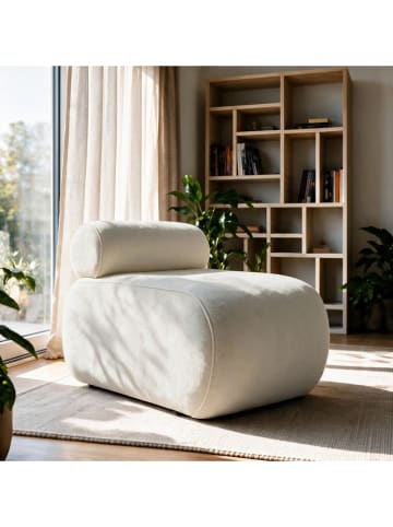Sessel "Cosmo" in Weiß - (B)58 x (H)62 x (T)85 cm