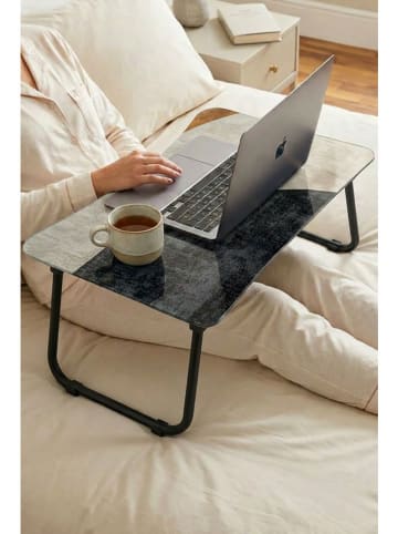 Laptoptisch crème/zwart - (B)60 x (H)27 x (D)40 cm