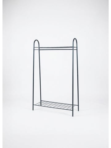 Garderobe "Lura" in Schwarz - (B)87 x (H)137 x (T)32 cm