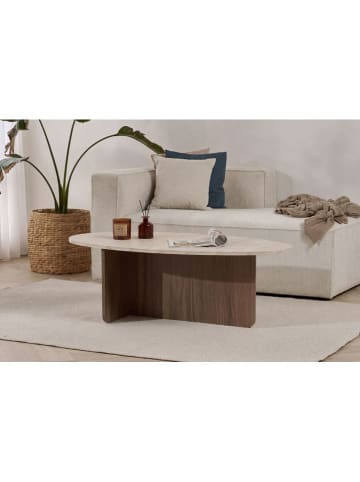 Couchtisch ''Orba'' in Beige/ Braun - (B)120 x (H)40 x (T)65 cm