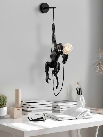 Lampa ścienna w kolorze czarnym - wys. 68 x Ø 24 cm