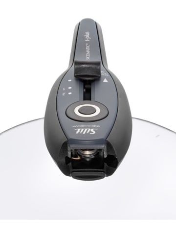 Schnellkochtopf "Sicomatic t-plus" in Schwarz - 2,5 l