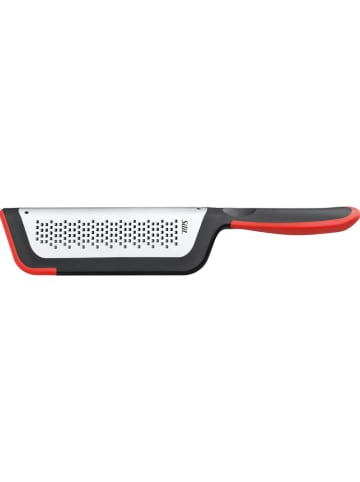 2in1-Reibe "GrateCut" in Schwarz/ Rot - (L)29,6 cm