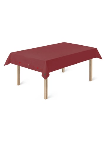 Tischdecke "Christmas Fable" in Rot/ Hellbraun - (L)320 x (B)150 cm