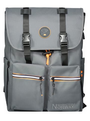 Rugzak "Saqesse" grijs - (B)33 x (H)42 x (D)15 cm