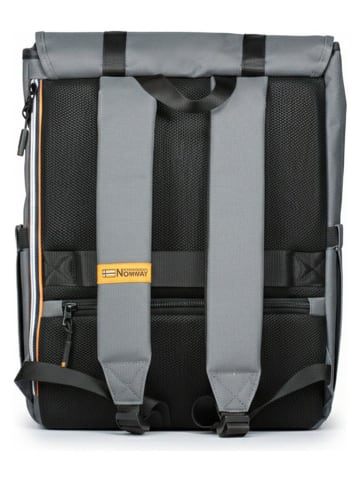 Rugzak "Saqesse" grijs - (B)33 x (H)42 x (D)15 cm