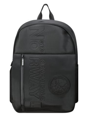 Rugzak "Sofortable" zwart - (B)30 x (H)40 x (D)12 cm