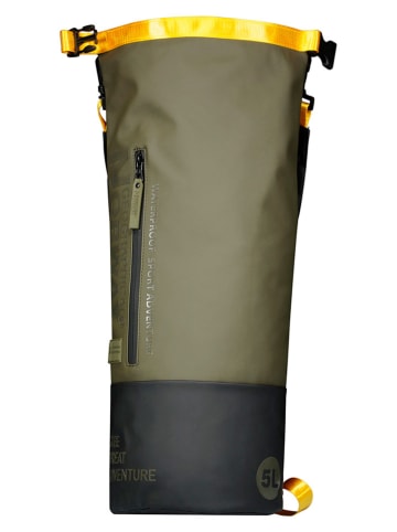 Rugzak "Soresistant" kaki/zwart - (B)20 x (H)42 x (D)20 cm