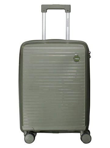 Hardcase-Trolley "Solvable" in Khaki - (B)34 x (H)53 x (T)21 cm