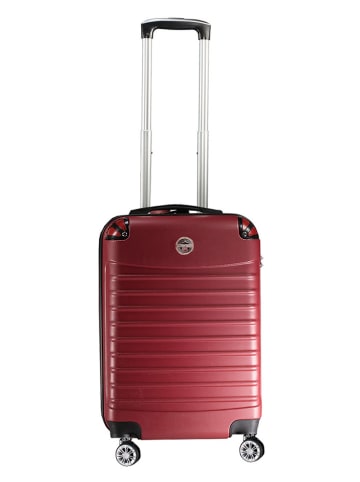 Hardcase-Trolley "Shock" in Rot - (B)34 x (H)53 x (T)21 cm