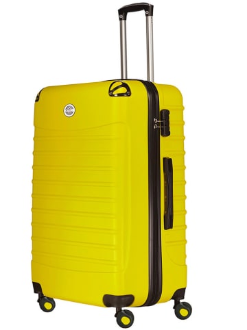 Hardcase-Trolley "Shock" in Gelb - (B)34 x (H)52 x (T)21 cm