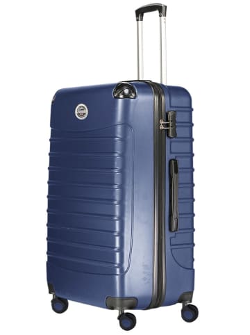 Hardcase-Trolley "Shock" in Dunkelblau - (B)34 x (H)52 x (T)21 cm