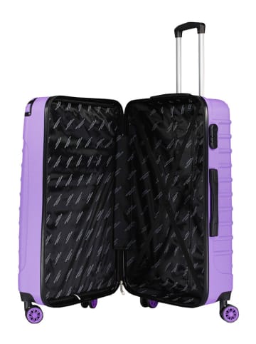 Hardcase-Trolley "Shock" in Lila - (B)34 x (H)53 x (T)21 cm