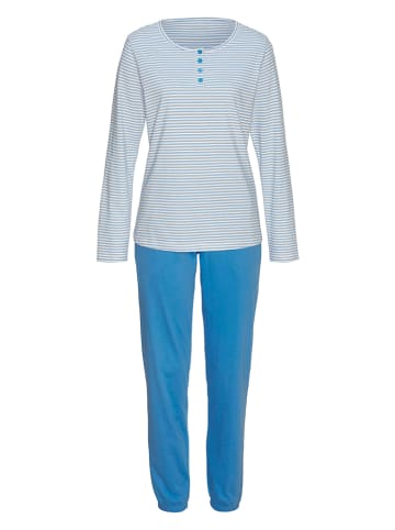 Pyjama in Hellblau/ Blau
