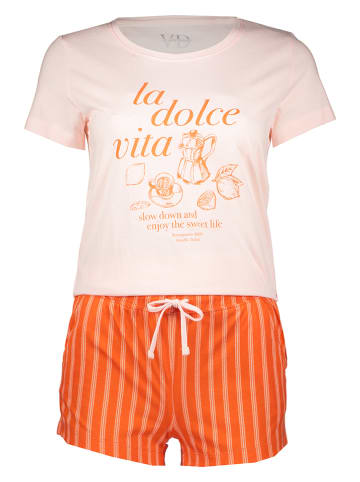 Pyjama rosé/oranje