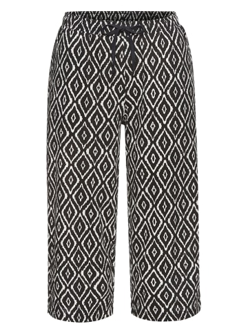 Pyjama-Hose in Schwarz/ Weiß