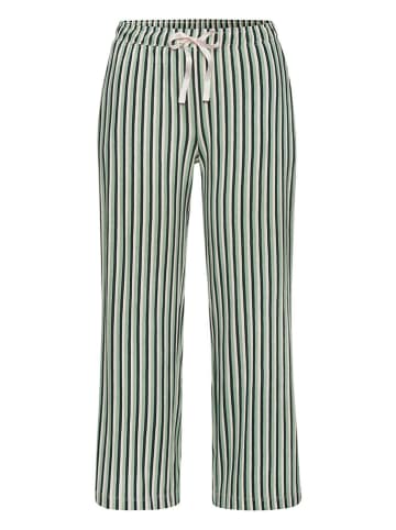 Pyjamabroek groen/wit