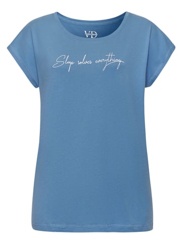 Pyjama-Oberteil in Blau