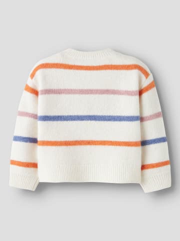 Trui "Olenska" wit/oranje/blauw