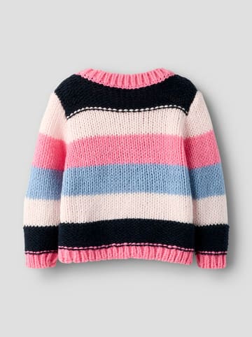 Pullover "Poronja" in Rosa/ Schwarz/ Hellblau