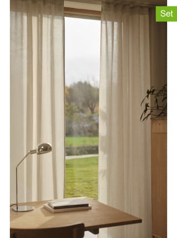 2-delige set: gordijnen "Lill" beige