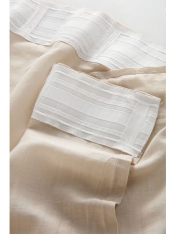 2-delige set: gordijnen "Lill" beige