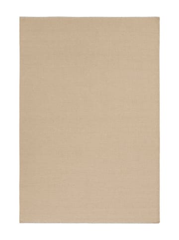Wollteppich "Row" in Creme