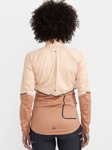 Fahrradjacke "Adv Endurance Hydro" in Rosa/ Beige