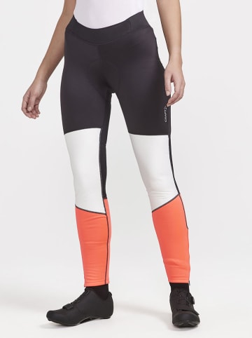 Fietsbroek "Core Bike Subz Lumen" zwart/oranje/crème
