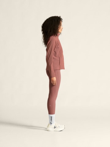 Legginsy "Adv Essence Warm Tights" w kolorze szaroróżowym