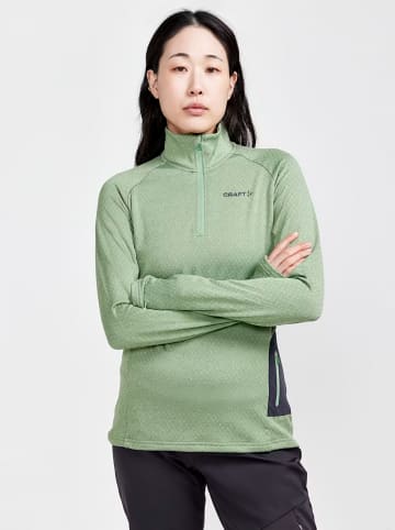 Koszulka funkcyjna "Core Trim Thermal" w kolorze zielonym