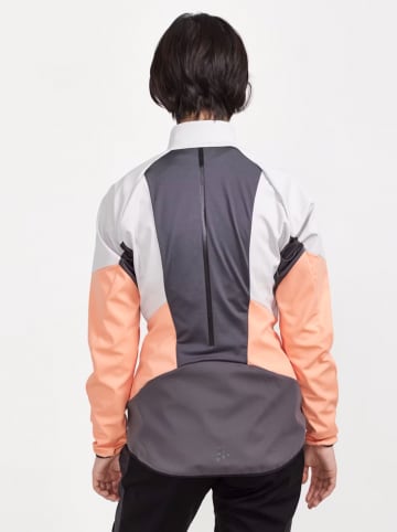 Softshelljacke "Core Glide" in Weiß/ Grau/ Apricot