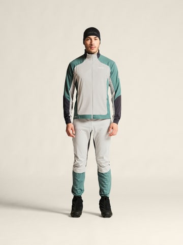 Skilaufjacke "Pro Nordic Race" in Weiß/ Türkis