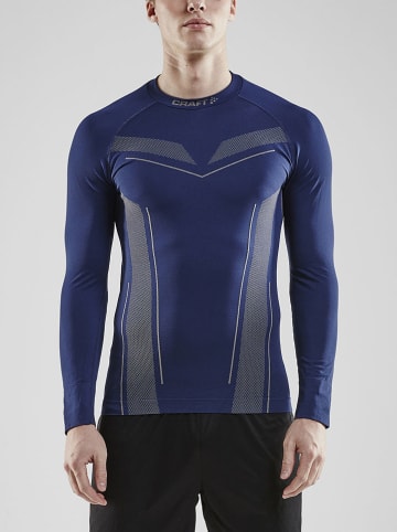 Trainingslongsleeve in Dunkelblau