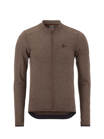Fahrradtrikot "Core Bike Essence Wool" in Braun