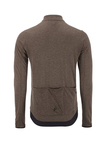Koszulka kolarska "Core Bike Essence Wool" w kolorze brązowym