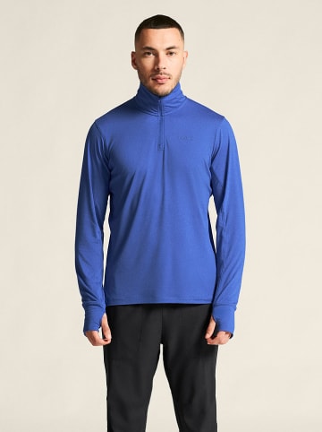 Functionele longsleeve "Flow" donkerblauw