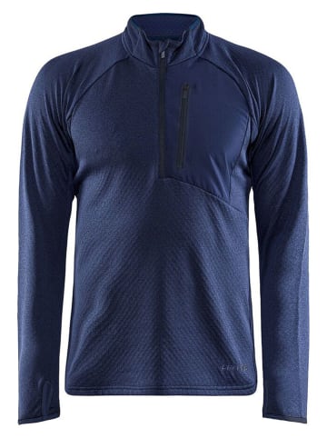 Functionele longsleeve "Core Trim Thermal" donkerblauw