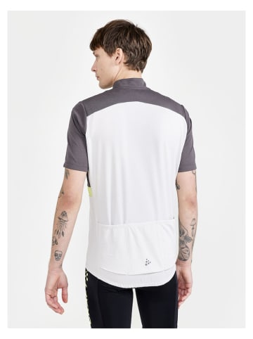 Fahrradtrikot "Core Endur" in Grau/ Weiß