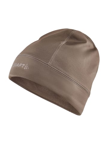 Czapka "ADV Lumen Fleece Hat" w kolorze beżowym